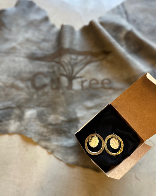 Earrings Brass Aluminium Ring