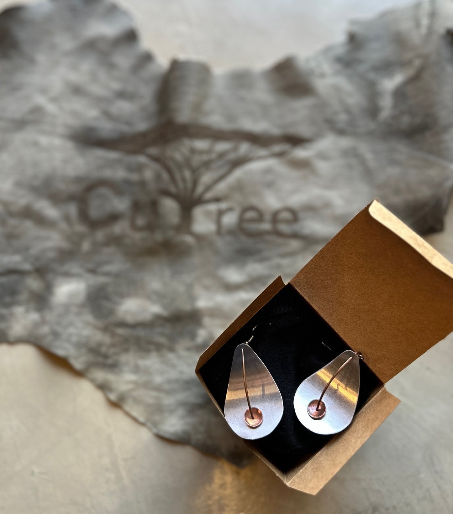 Earrings Copper Aluminium Pringle