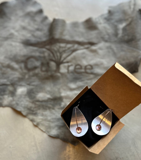 Earrings Copper Aluminium Pringle