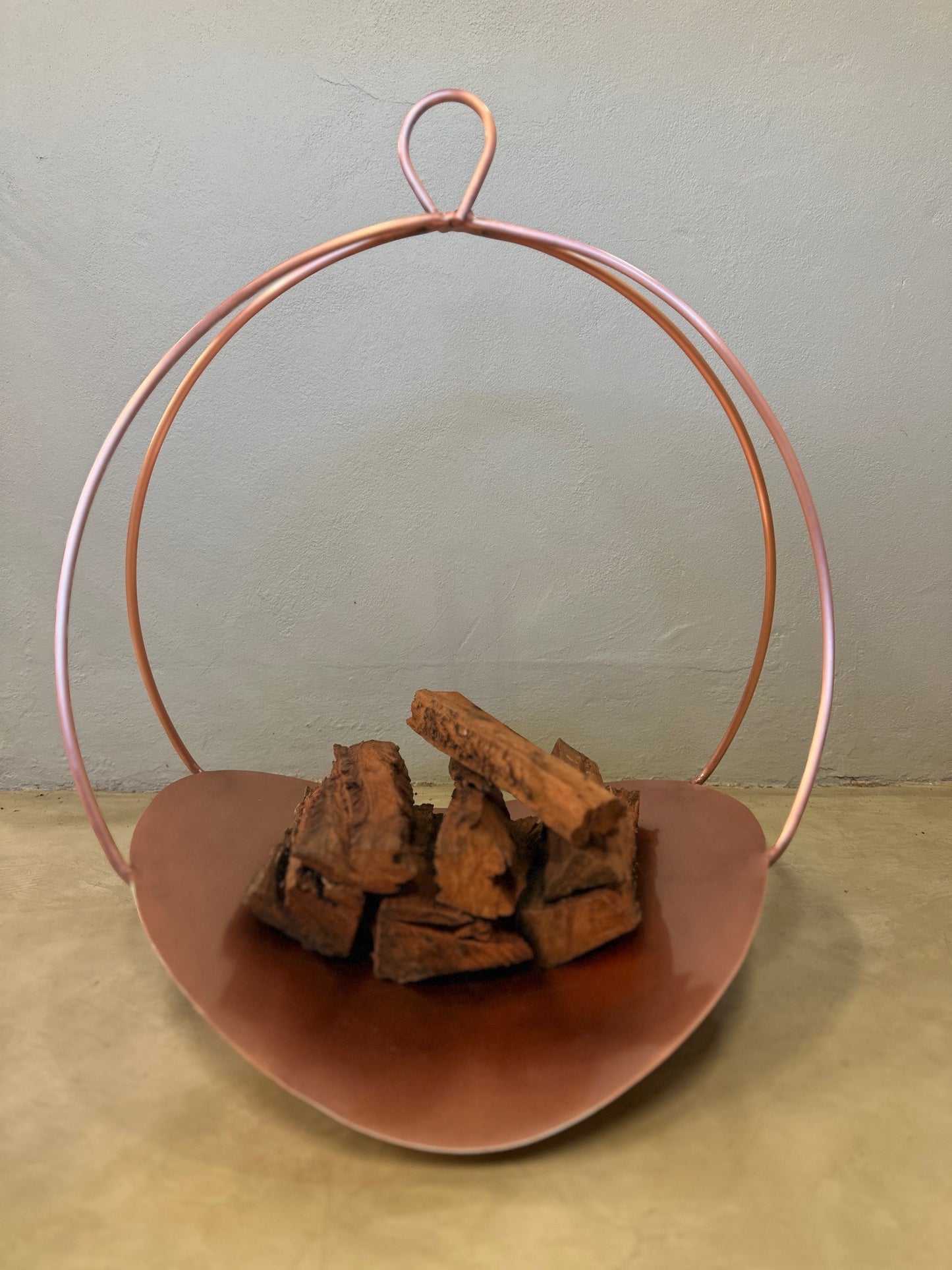 Copper Firewood Stand (Holder)