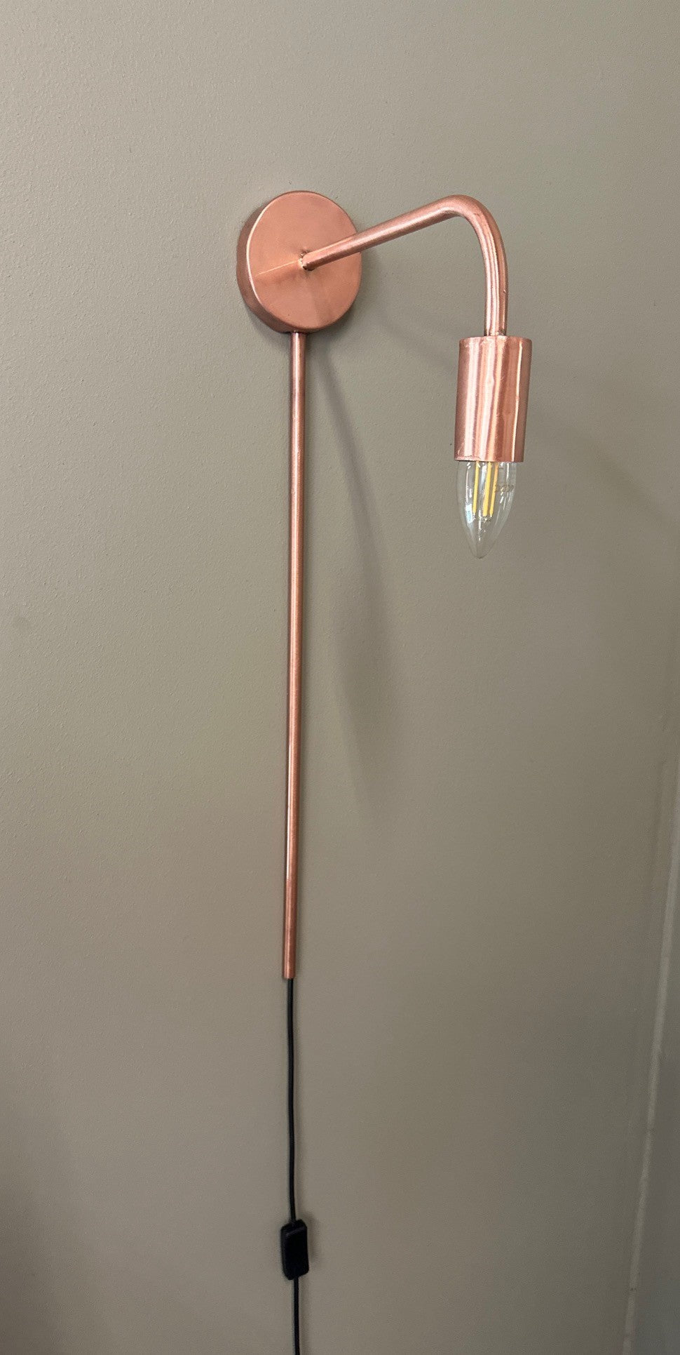 Bedside Lamp Copper