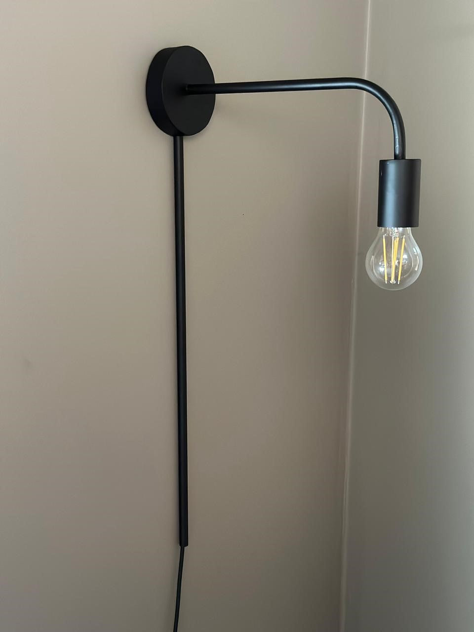 Bedside Lamp Black