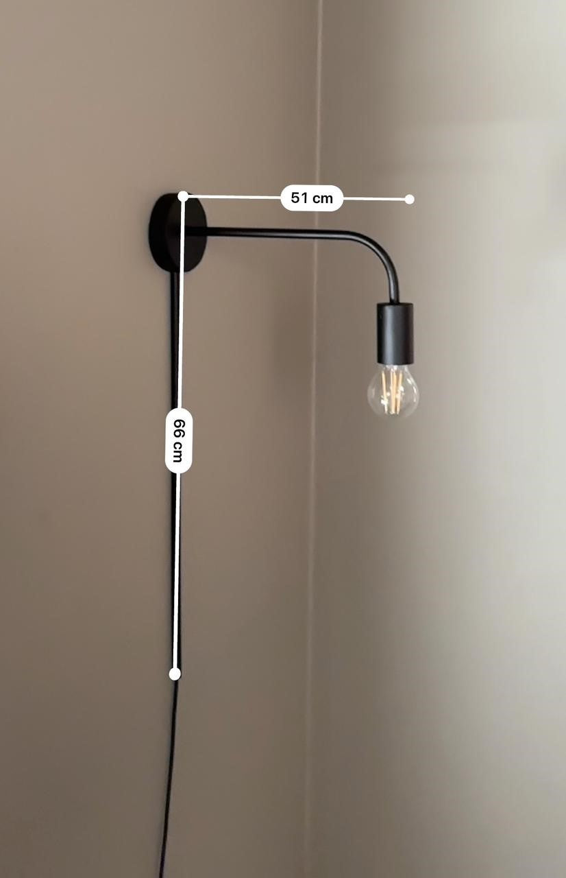 Bedside Lamp Black