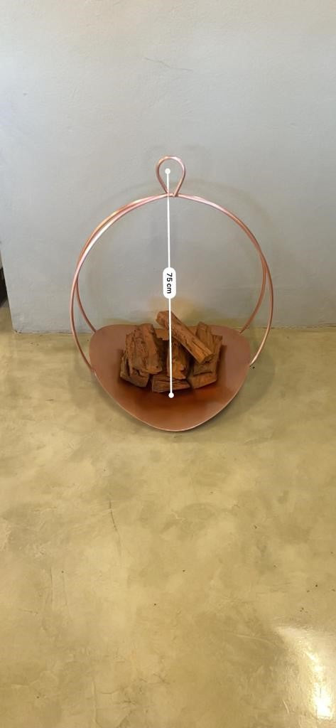 Copper Firewood Stand (Holder)