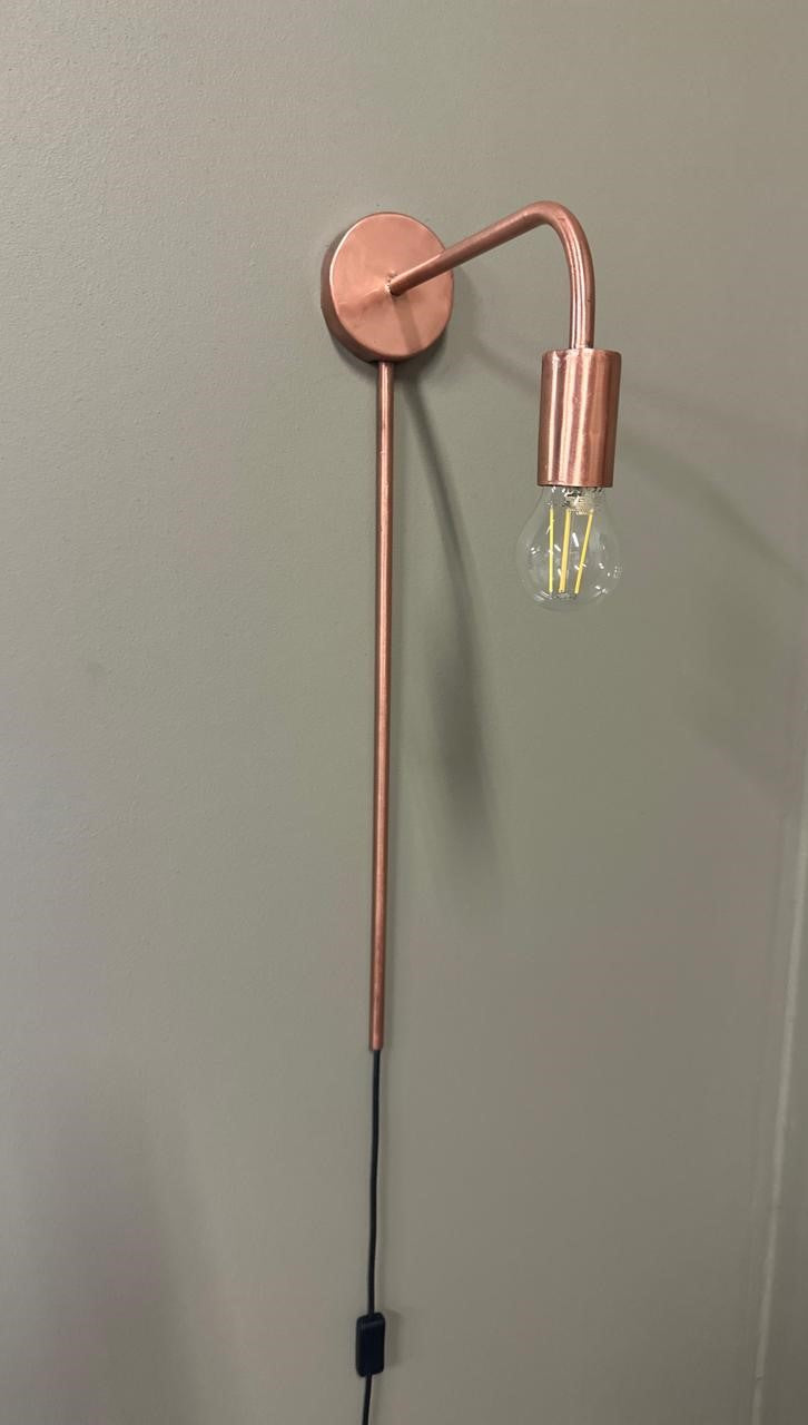 Bedside Lamp Copper