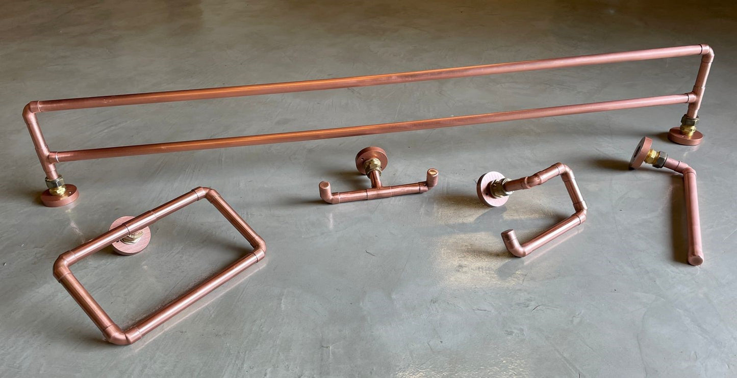 Bathroom - Copper Bathroom Set