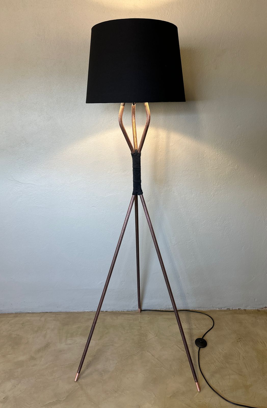 Faded Tripod Lamp