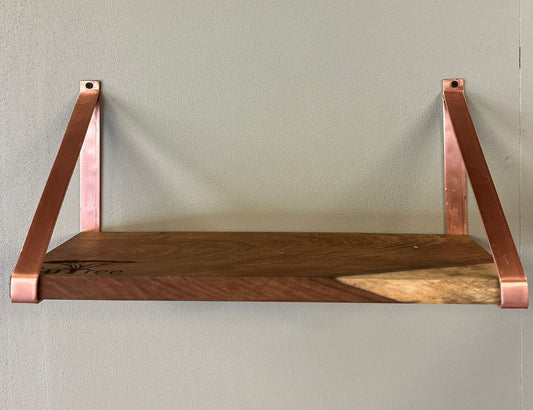 Copper & Wood Shelf