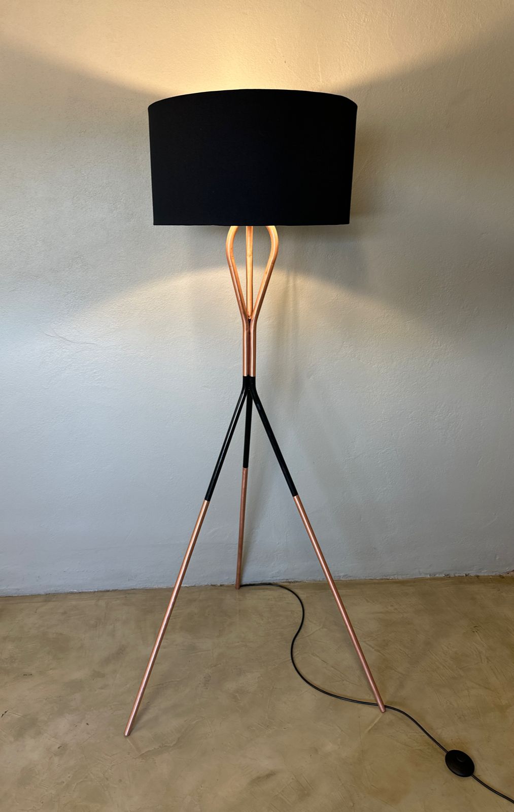 Two-Tone Tripod Lamp