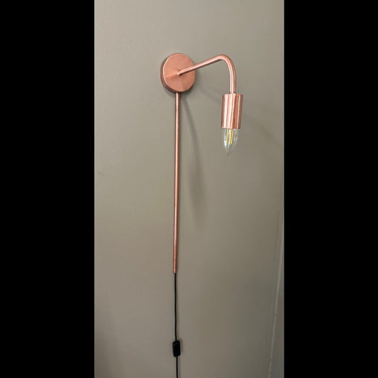 Bedside Lamp Copper